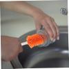 Anneome Silicone Cleaning Brush Bottle Brush Set Bottle Cleaner Pacifier Cleaner Water Nursing view 4
