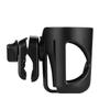 Stoller/Bassinet Cup Holder. Stroll n Sip. for Hot or Cold Beverages. Strong and Secure Fit. Fits Most Strollers & Bassinets (Black) view 2