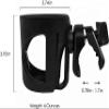 Stoller/Bassinet Cup Holder. Stroll n Sip. for Hot or Cold Beverages. Strong and Secure Fit. Fits Most Strollers & Bassinets (Black) view 3