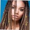 28pcs Dreadlock Jewelry Bead Hair Coils for Braids Alloy Golden view 2