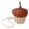 PACKOVE Mini Rattan Handheld Bag for Boy Girl Lightweight Photography Prop Natural Woven Rattan Pouch Durable and Sturdy Design for Boy Outdoor Adventures and Playtime view 1