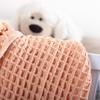 100% Cotton Waffle Weave Baby Blanket, Deep Textured, Thermal, Breathable, Three Dimensional, Ultra Soft, All Seasons, Unisex, Luxury, Baby Swaddling Blanket (Peach, Baby) view 1