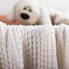 100% Cotton Waffle Weave Baby&Kids Blanket, Deep Textured, Thermal, Breathable, Three Dimensional, Ultra Soft, All Seasons, Unisex, Luxury, Swaddling Blanket (Vanilla) view 1