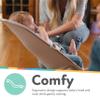 Nuby Baby Bouncer Seat - Portable Infant Bouncer with Music, Fun Sounds, and Soothing Vibrations - 0-6 Months - Gray view 4