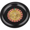 Roulette Table Wheel - 10 Inch Poker Roulette Wheel Set with Spinning Brass Turret and 2 Metal Balls Included - Casino Night Games for Home, Work Events, or Parties by Trademark Games (Black) view 1