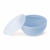 Olababy 100% Silicone Soft-Tip Training Spoon and Suction Bowl with Lid (Blueberry) Bundle view 3