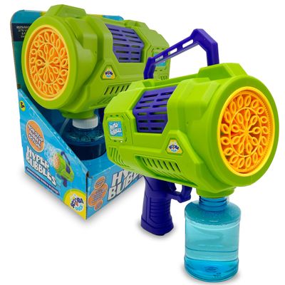 Scooba Duck Hyper Bubbles Blaster - Ultimate Electric Bubble Gun with Bubbles, Rechargeable Lithium-Ion Power, and USB Charger