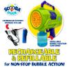 Scooba Duck Hyper Bubbles Blaster - Ultimate Electric Bubble Gun with Bubbles, Rechargeable Lithium-Ion Power, and USB Charger view 4