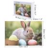 1000 PCS Jigsaw Puzzle for Adults Personalized Picture Puzzle Rabbits Eggs Customized Wooden Puzzle for Family, Birthday, Wedding, Game Nights Gifts Animal Puzzle view 2