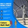 MerryXD T13 3D Action Figure,Assembly Completed Dummy Nova Titan Lucky 13 Action Figure 3D Printed Multi-Jointed Movable Toy Red view 2