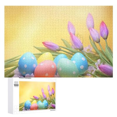 1000 PCS Jigsaw Puzzle for Adults Personalized Picture Puzzle April Easter Customized Wooden Puzzle for Family, Birthday, Wedding, Game Nights Gifts Animal Puzzle