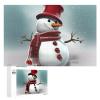 1000 PCS Jigsaw Puzzle for Adults Personalized Picture Puzzle Christmas Snowman Customized Wooden Puzzle for Family, Birthday, Wedding, Game Nights Gifts Animal Puzzle view 1