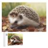 1000 PCS Jigsaw Puzzle for Adults Personalized Picture Puzzle Hedgehog Customized Wooden Puzzle for Family, Birthday, Wedding, Game Nights Gifts Animal Puzzle view 1
