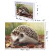 1000 PCS Jigsaw Puzzle for Adults Personalized Picture Puzzle Hedgehog Customized Wooden Puzzle for Family, Birthday, Wedding, Game Nights Gifts Animal Puzzle view 2