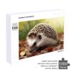 1000 PCS Jigsaw Puzzle for Adults Personalized Picture Puzzle Hedgehog Customized Wooden Puzzle for Family, Birthday, Wedding, Game Nights Gifts Animal Puzzle view 4