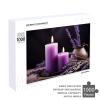 1000 PCS Jigsaw Puzzle for Adults Personalized Picture Puzzle Purple Lavender with Candles Customized Wooden Puzzle for Family, Birthday, Wedding, Game Nights Gifts Animal Puzzle view 4
