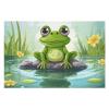 1000 PCS Jigsaw Puzzle for Adults Personalized Picture Puzzle Frog in A Pond Customized Wooden Puzzle for Family, Birthday, Wedding, Game Nights Gifts Animal Puzzle view 3
