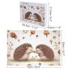 1000 PCS Jigsaw Puzzle for Adults Personalized Picture Puzzle Nature Lovely Hedgehog Lovers Customized Wooden Puzzle for Family, Birthday, Wedding, Game Nights Gifts Animal Puzzle view 2
