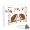 1000 PCS Jigsaw Puzzle for Adults Personalized Picture Puzzle Nature Lovely Hedgehog Lovers Customized Wooden Puzzle for Family, Birthday, Wedding, Game Nights Gifts Animal Puzzle view 4