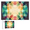 1000 PCS Jigsaw Puzzle for Adults Personalized Picture Puzzle Geometric Circle Customized Wooden Puzzle for Family, Birthday, Wedding, Game Nights Gifts Animal Puzzle view 1