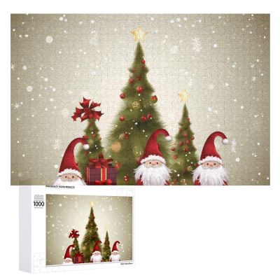 1000 PCS Jigsaw Puzzle for Adults Personalized Picture Puzzle Merry Christmas Customized Wooden Puzzle for Family, Birthday, Wedding, Game Nights Gifts Animal Puzzle