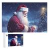 1000 PCS Jigsaw Puzzle for Adults Personalized Picture Puzzle Christmas Winter Santa Customized Wooden Puzzle for Family, Birthday, Wedding, Game Nights Gifts Animal Puzzle view 1