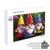 1000 PCS Jigsaw Puzzle for Adults Personalized Picture Puzzle Colorful Gnomes Customized Wooden Puzzle for Family, Birthday, Wedding, Game Nights Gifts Animal Puzzle view 4