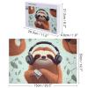 1000 PCS Jigsaw Puzzle for Adults Personalized Picture Puzzle Funny Cute Animal Sloth Music Customized Wooden Puzzle for Family, Birthday, Wedding, Game Nights Gifts Animal Puzzle view 2