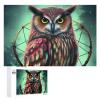 1000 PCS Jigsaw Puzzle for Adults Personalized Picture Puzzle Owl Customized Wooden Puzzle for Family, Birthday, Wedding, Game Nights Gifts Animal Puzzle view 1