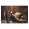 1000 PCS Jigsaw Puzzle for Adults Personalized Picture Puzzle Cowboy Black Hat Western Boots Customized Wooden Puzzle for Family, Birthday, Wedding, Game Nights Gifts Animal Puzzle view 3