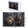 1000 PCS Jigsaw Puzzle for Adults Personalized Picture Puzzle Rottweiler Wallpaper Customized Wooden Puzzle for Family, Birthday, Wedding, Game Nights Gifts Animal Puzzle view 2