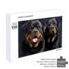 1000 PCS Jigsaw Puzzle for Adults Personalized Picture Puzzle Rottweiler Wallpaper Customized Wooden Puzzle for Family, Birthday, Wedding, Game Nights Gifts Animal Puzzle view 4