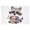 1000 PCS Jigsaw Puzzle for Adults Personalized Picture Puzzle Cute Raccoon Customized Wooden Puzzle for Family, Birthday, Wedding, Game Nights Gifts Animal Puzzle view 3