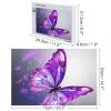 1000 PCS Jigsaw Puzzle for Adults Personalized Picture Puzzle Purple Butterfly Customized Wooden Puzzle for Family, Birthday, Wedding, Game Nights Gifts Animal Puzzle view 2