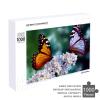 1000 PCS Jigsaw Puzzle for Adults Personalized Picture Puzzle Beautiful Butterflies Customized Wooden Puzzle for Family, Birthday, Wedding, Game Nights Gifts Animal Puzzle view 4