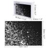 1000 PCS Jigsaw Puzzle for Adults Personalized Picture Puzzle Black White Glitter Customized Wooden Puzzle for Family, Birthday, Wedding, Game Nights Gifts Animal Puzzle view 2