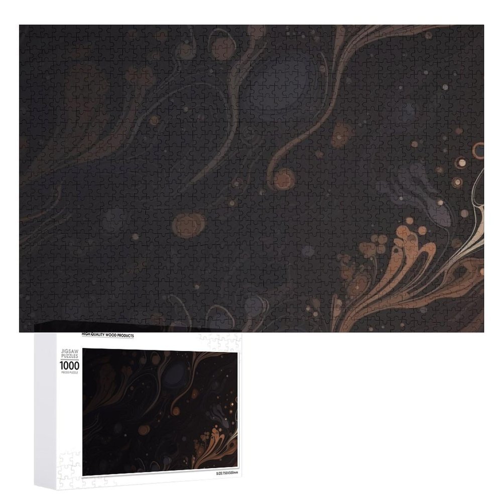 1000 PCS Jigsaw Puzzle for Adults Personalized Picture Puzzle Dark Medium Customized Wooden Puzzle for Family, Birthday, Wedding, Game Nights Gifts Animal Puzzle