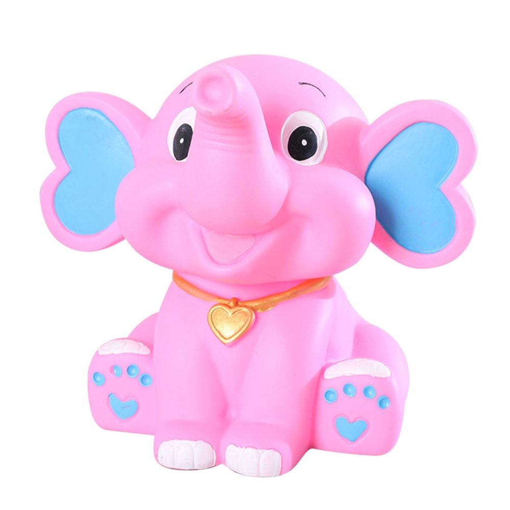 FELTECHELECTR Cartoon Elephant Saving Bank Adorable Money Storage Pot for Boys and Girls Encourages Saving for Girls Cute Design for Birthday