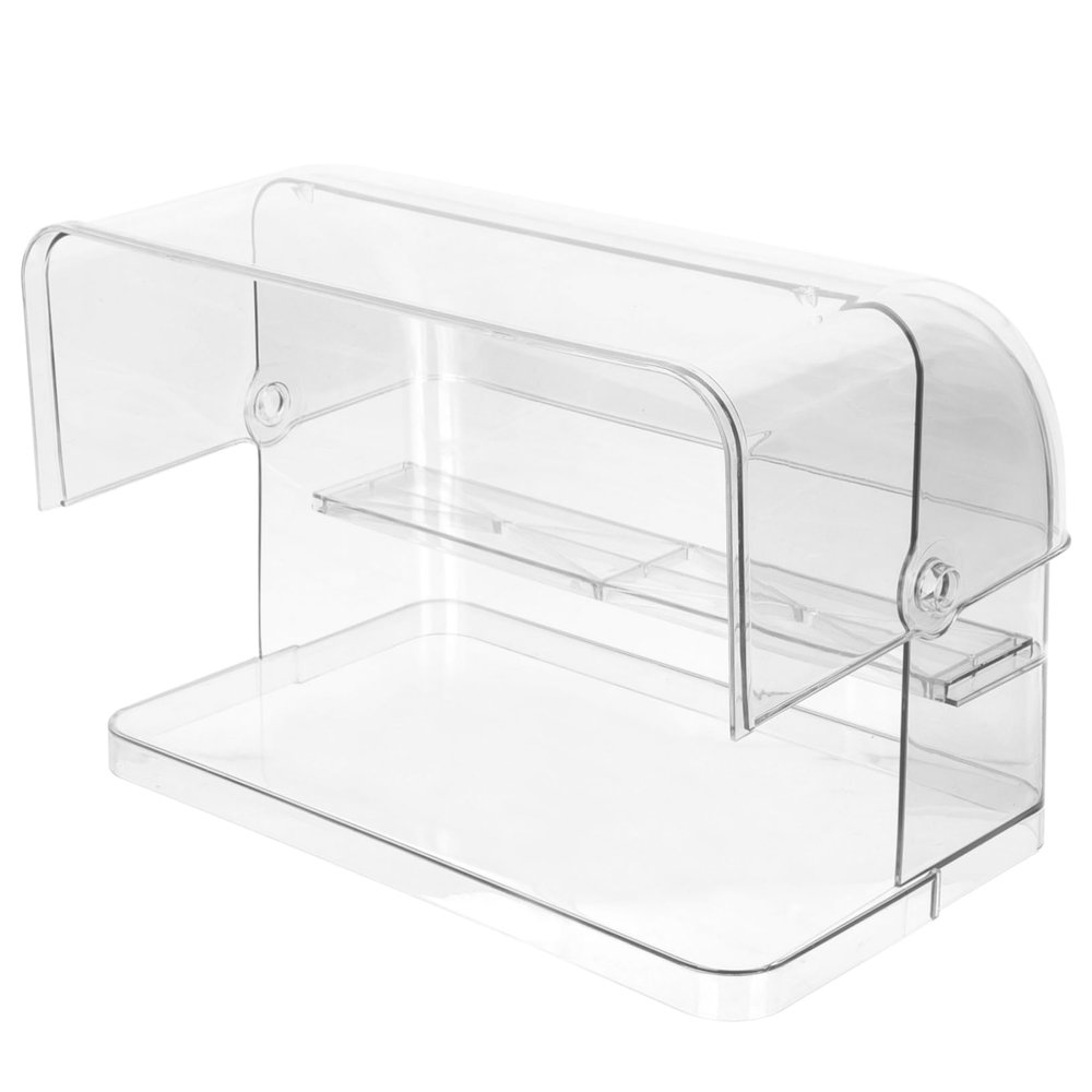 FELTECHELECTR Transparent Doll Display Case Dustproof Storage Box for Figurines and Models Space Organizer for Desktop Use Premium Showcase for Collectibles
