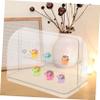 FELTECHELECTR Transparent Doll Display Case Dustproof Storage Box for Figurines and Models Space Organizer for Desktop Use Premium Showcase for Collectibles view 3