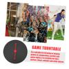 KOMBIUDA Tabletop Prize Wheel Game Fun Party Turntable for Drinking Gatherings and Events Design for Bars and Home Parties view 2