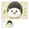 1000 PCS Jigsaw Puzzle for Adults Personalized Picture Puzzle Cute Hedgehog Customized Wooden Puzzle for Family, Birthday, Wedding, Game Nights Gifts Animal Puzzle view 1