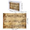 1000 PCS Jigsaw Puzzle for Adults Personalized Picture Puzzle Vintage Music Note Art Customized Wooden Puzzle for Family, Birthday, Wedding, Game Nights Gifts Animal Puzzle view 2