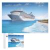 1000 PCS Jigsaw Puzzle for Adults Personalized Picture Puzzle Seaside Cruise Ship Customized Wooden Puzzle for Family, Birthday, Wedding, Game Nights Gifts Animal Puzzle view 1