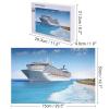 1000 PCS Jigsaw Puzzle for Adults Personalized Picture Puzzle Seaside Cruise Ship Customized Wooden Puzzle for Family, Birthday, Wedding, Game Nights Gifts Animal Puzzle view 2