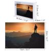 1000 PCS Jigsaw Puzzle for Adults Personalized Picture Puzzle Stand On Top of Mountain Customized Wooden Puzzle for Family, Birthday, Wedding, Game Nights Gifts Animal Puzzle view 2