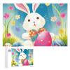 1000 PCS Jigsaw Puzzle for Adults Personalized Picture Puzzle Spring Happy Easter Holiday Customized Wooden Puzzle for Family, Birthday, Wedding, Game Nights Gifts Animal Puzzle view 1