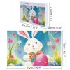 1000 PCS Jigsaw Puzzle for Adults Personalized Picture Puzzle Spring Happy Easter Holiday Customized Wooden Puzzle for Family, Birthday, Wedding, Game Nights Gifts Animal Puzzle view 2