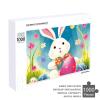 1000 PCS Jigsaw Puzzle for Adults Personalized Picture Puzzle Spring Happy Easter Holiday Customized Wooden Puzzle for Family, Birthday, Wedding, Game Nights Gifts Animal Puzzle view 4