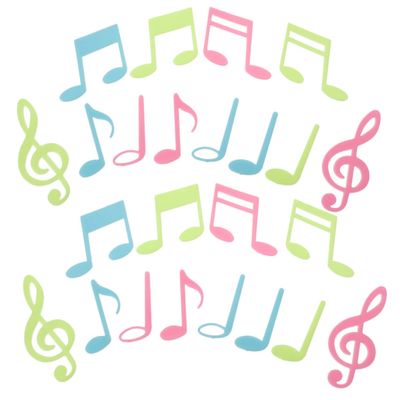 10 Glow in The Dark Musical Notes Wall Sticker Bathroom Wall Stickers Music Note Decals Music Decor Glow in The Dark Stickers Girl Room Decor Bedroom Decals